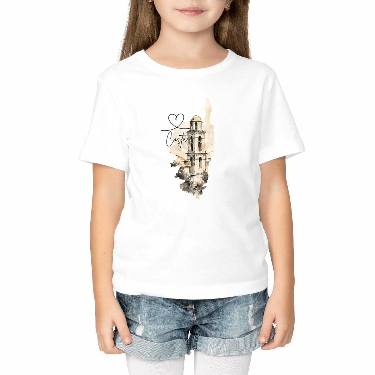 T-shirt Enfant Léger - Clocher de Costa