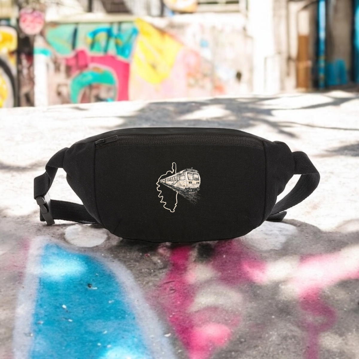 Sac banane en toile recyclée - U TRINICHELLU - CORSE