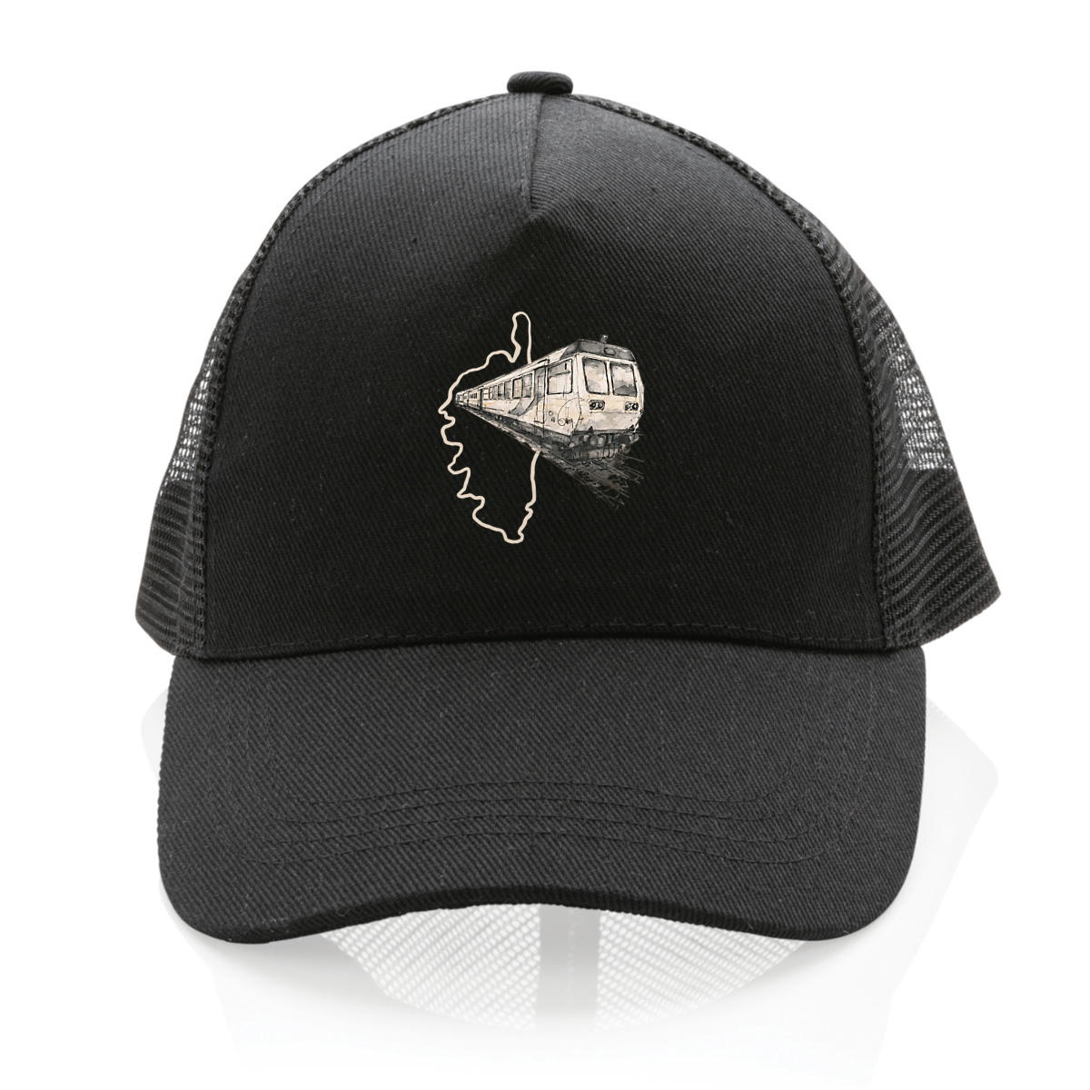 Casquette Trucker 100% recyclée - U TRINICHELLU - CORSE