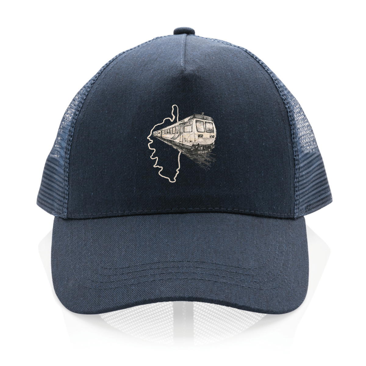 Casquette Trucker 100% recyclée - U TRINICHELLU - CORSE - Image