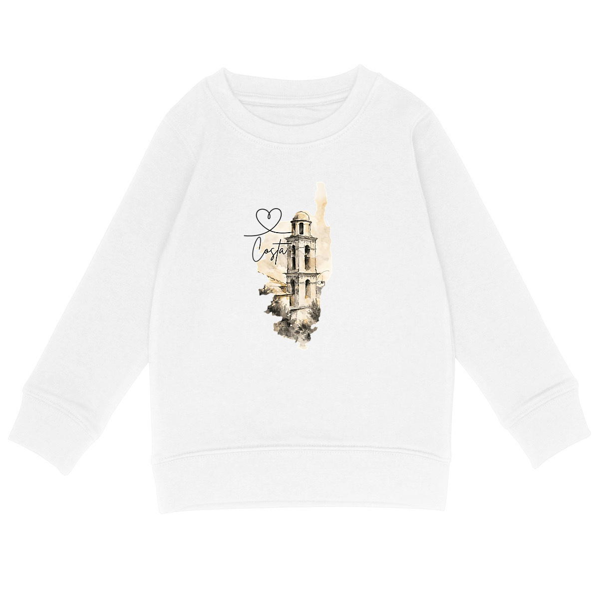 Sweat-shirt Léger Enfant - Clocher de Costa - Image
