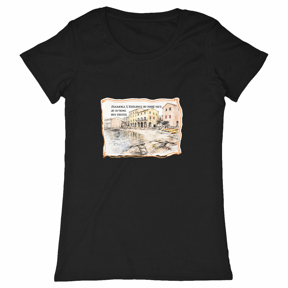 T-shirt Femme Classique - ALGAJOLA 1 - Image