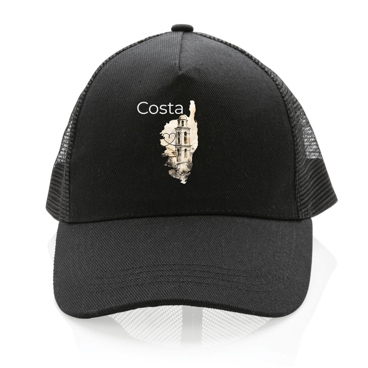 Casquette Trucker 100% recyclée Costa clocher