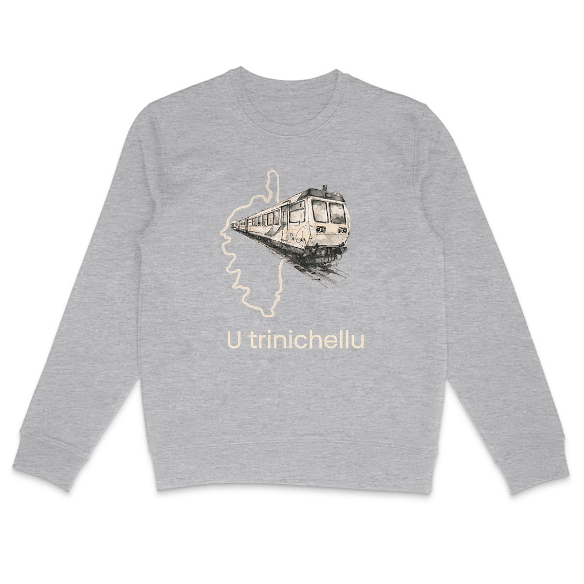 Sweat-shirt Léger Unisexe - U TRINICHELLU - CORSE - Image