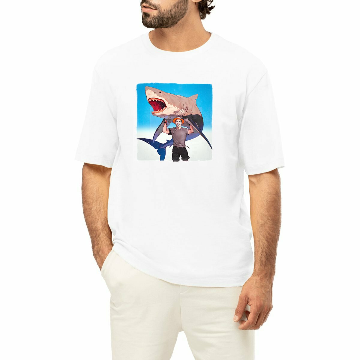 Image front Panasyuk Megalodon Unisex OVERSIZED