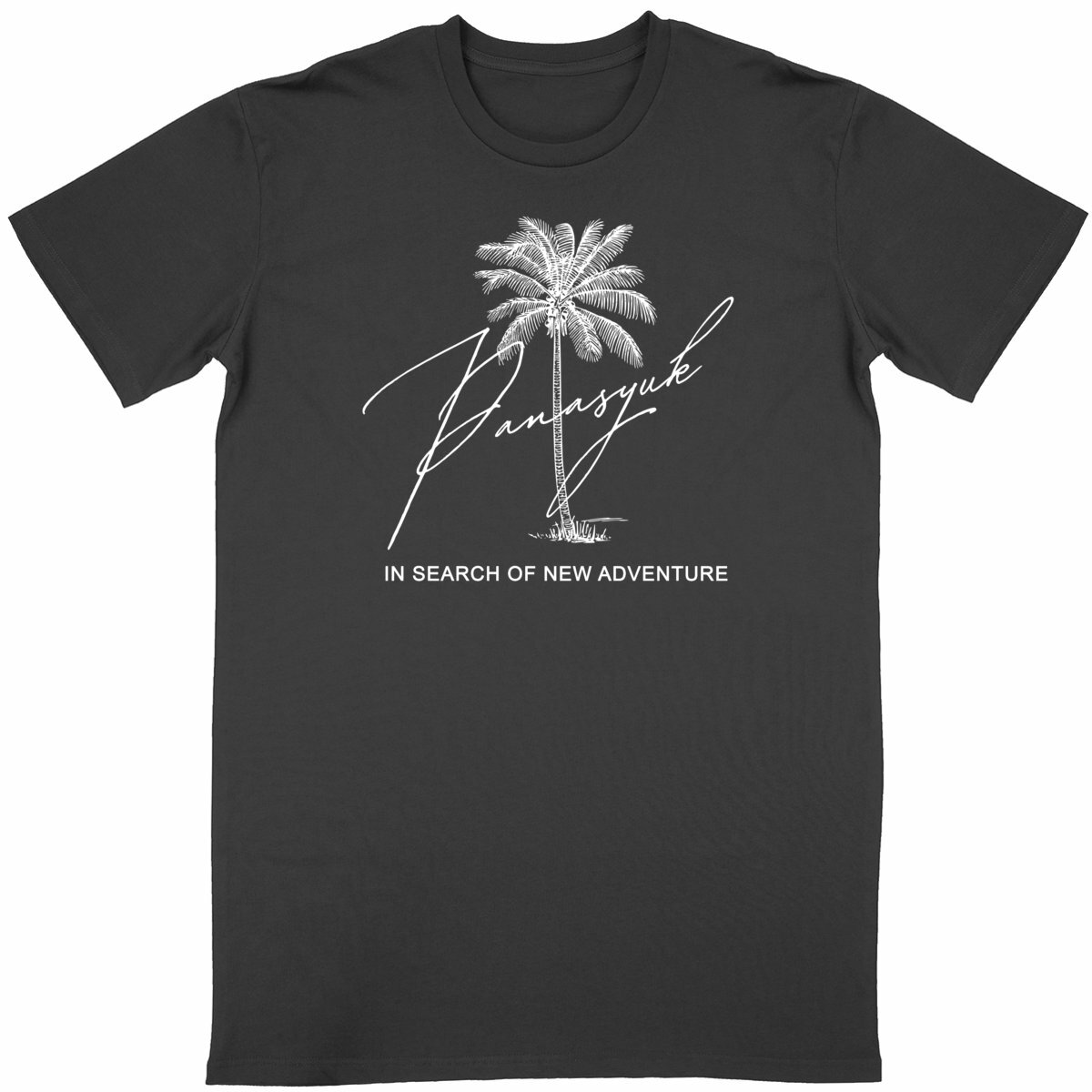 Image back "IN SEARCH OF NEW ADVENTURE" Unisex t-shirt
