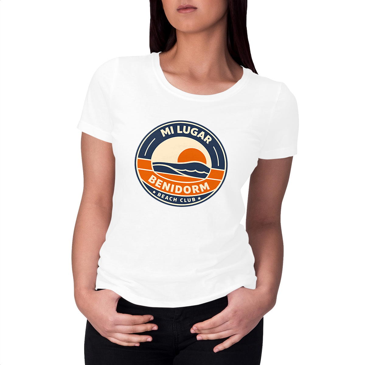 Image front Benidorm Beach Club T-shirt Women's (ES)