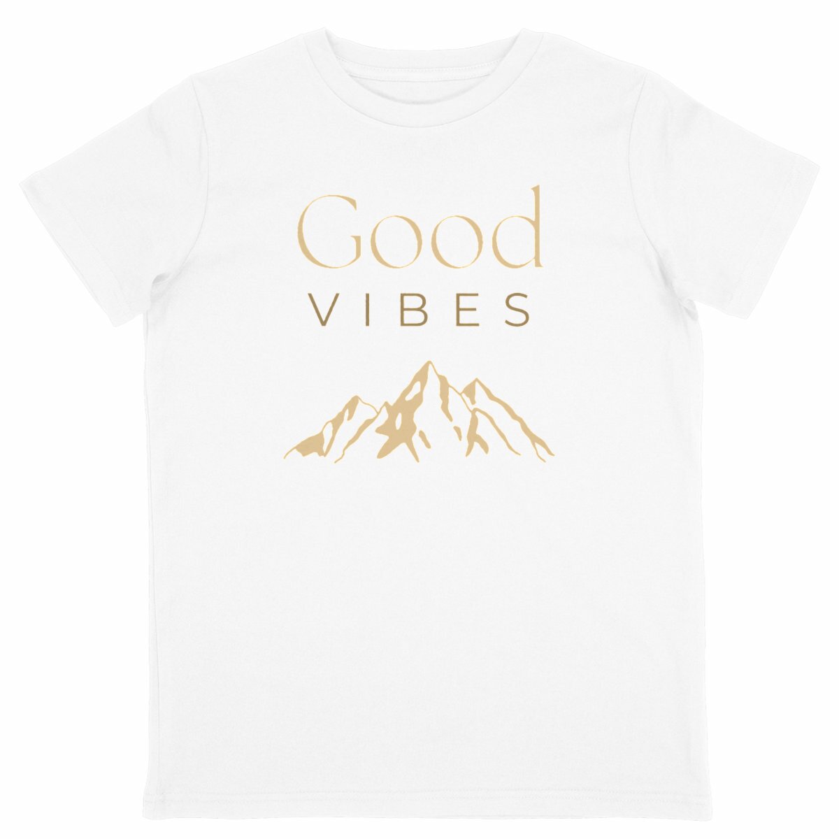 Image back T-shirt Enfant - Good Vibes - Montagnes claires