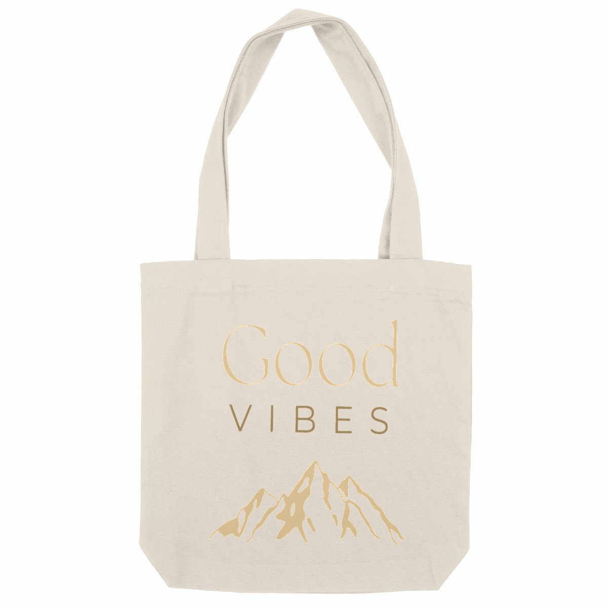 Image back Totebag épais - Good Vibes - Montagnes claires