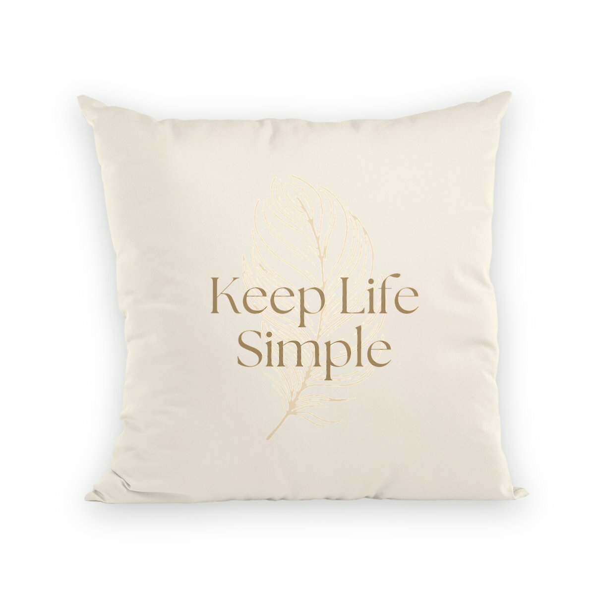 Image back Coussin - Keep Life Simple