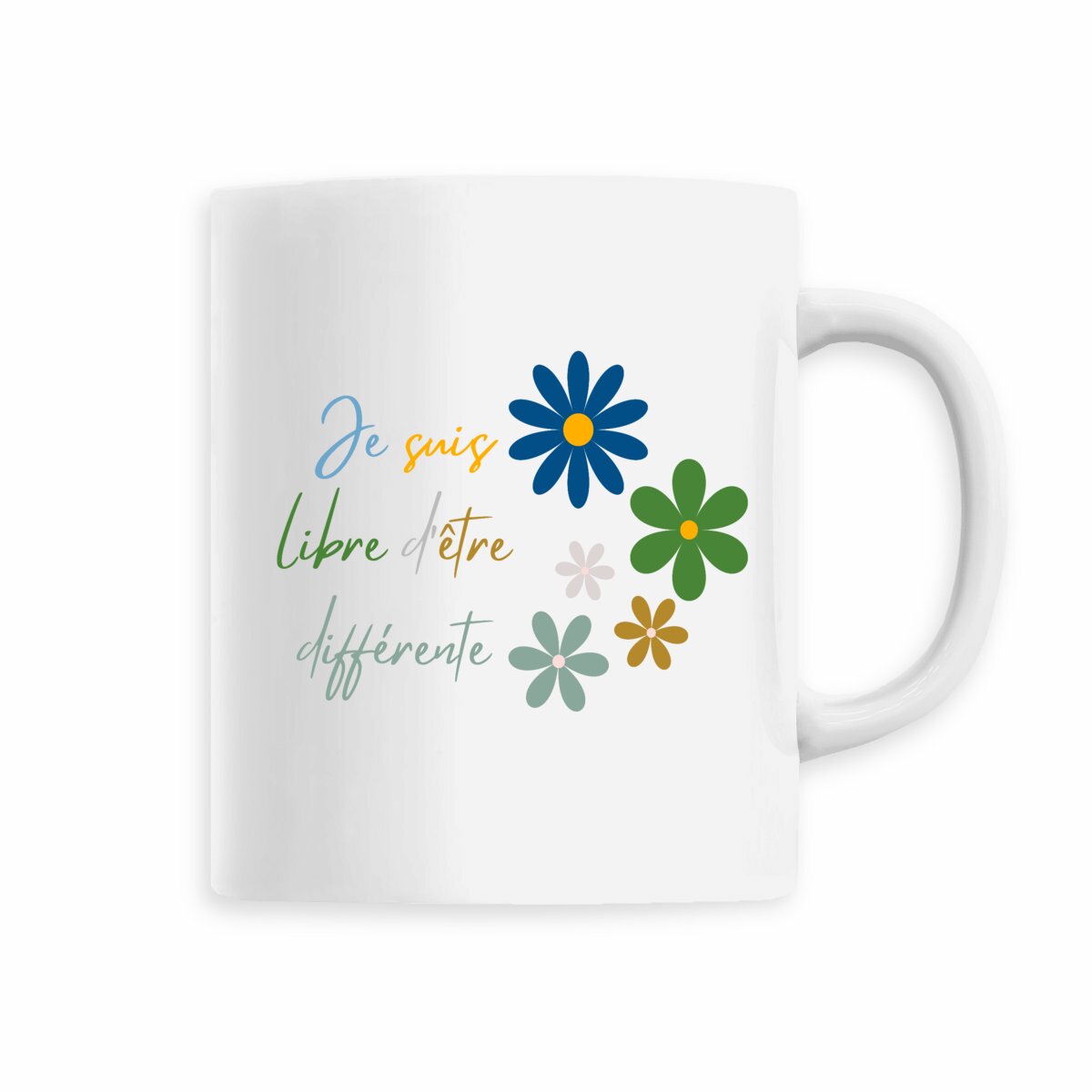 Image back Mug - Je suis Libre d'être différente