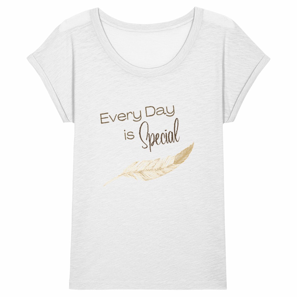 Image back T-shirt Femme Slub - Every day is Special