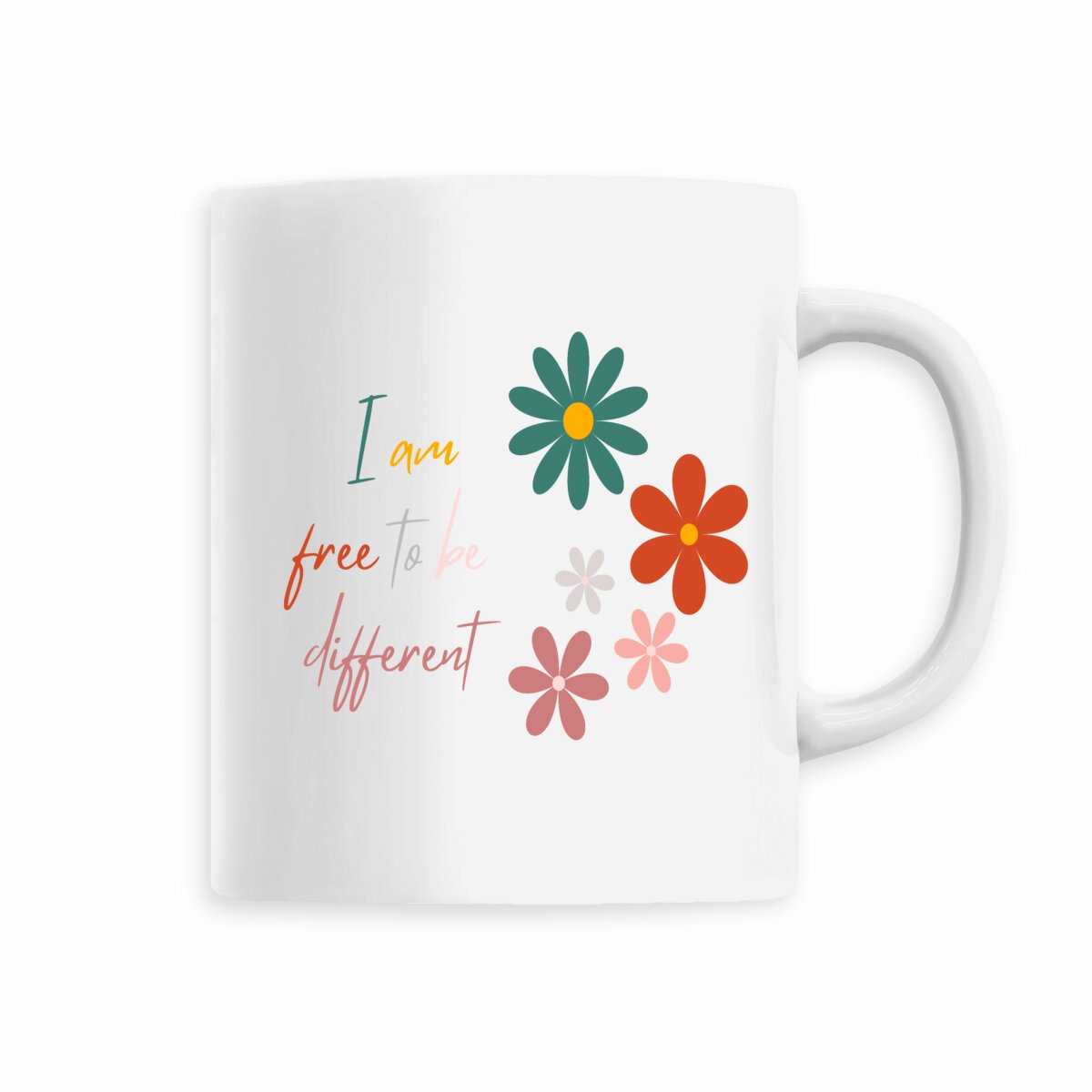 Image back Mug - I am Free to be different