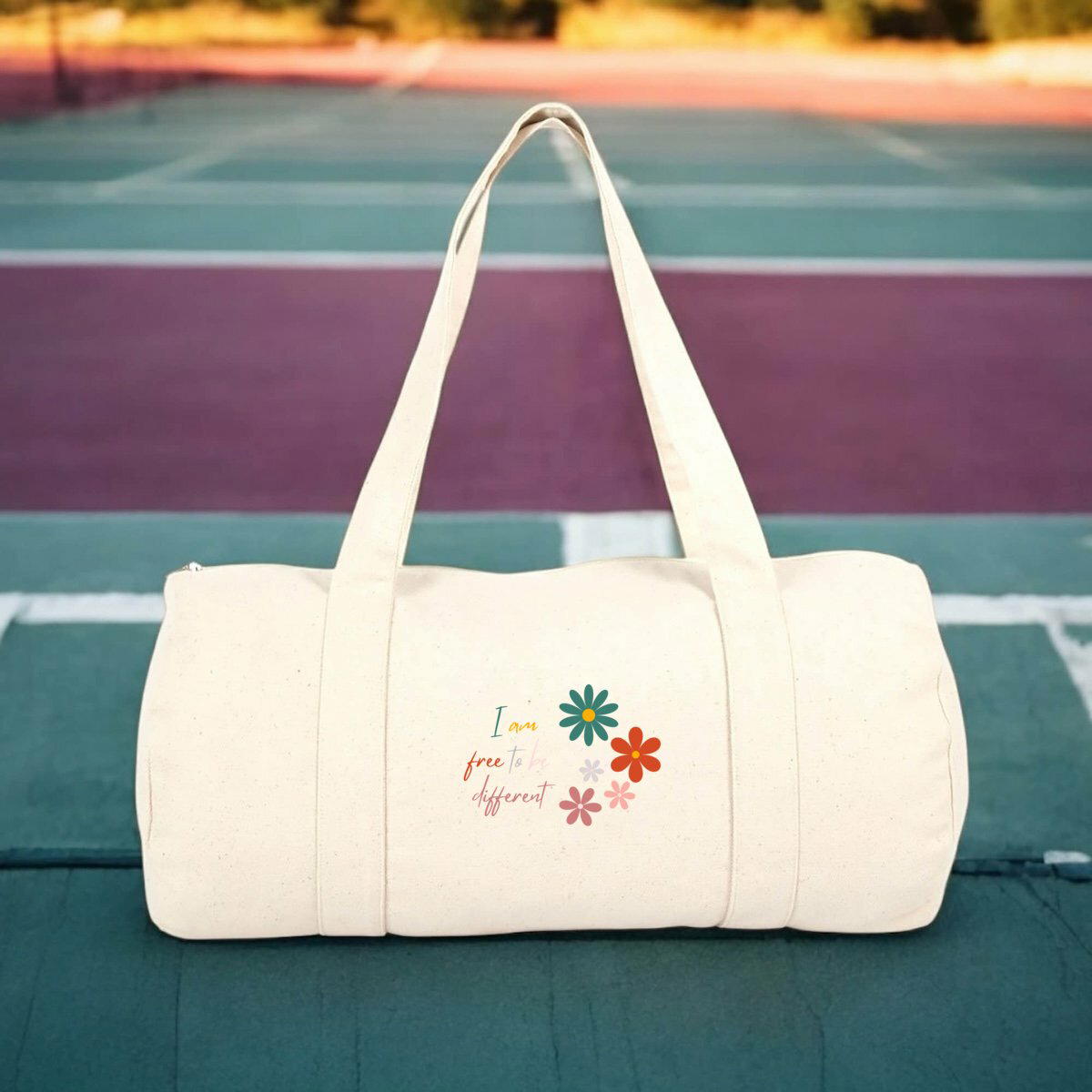 Image front Sac polochon I am free to be different