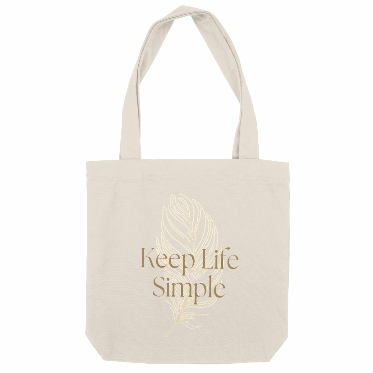 Image back Totebag épais - Keep life simple