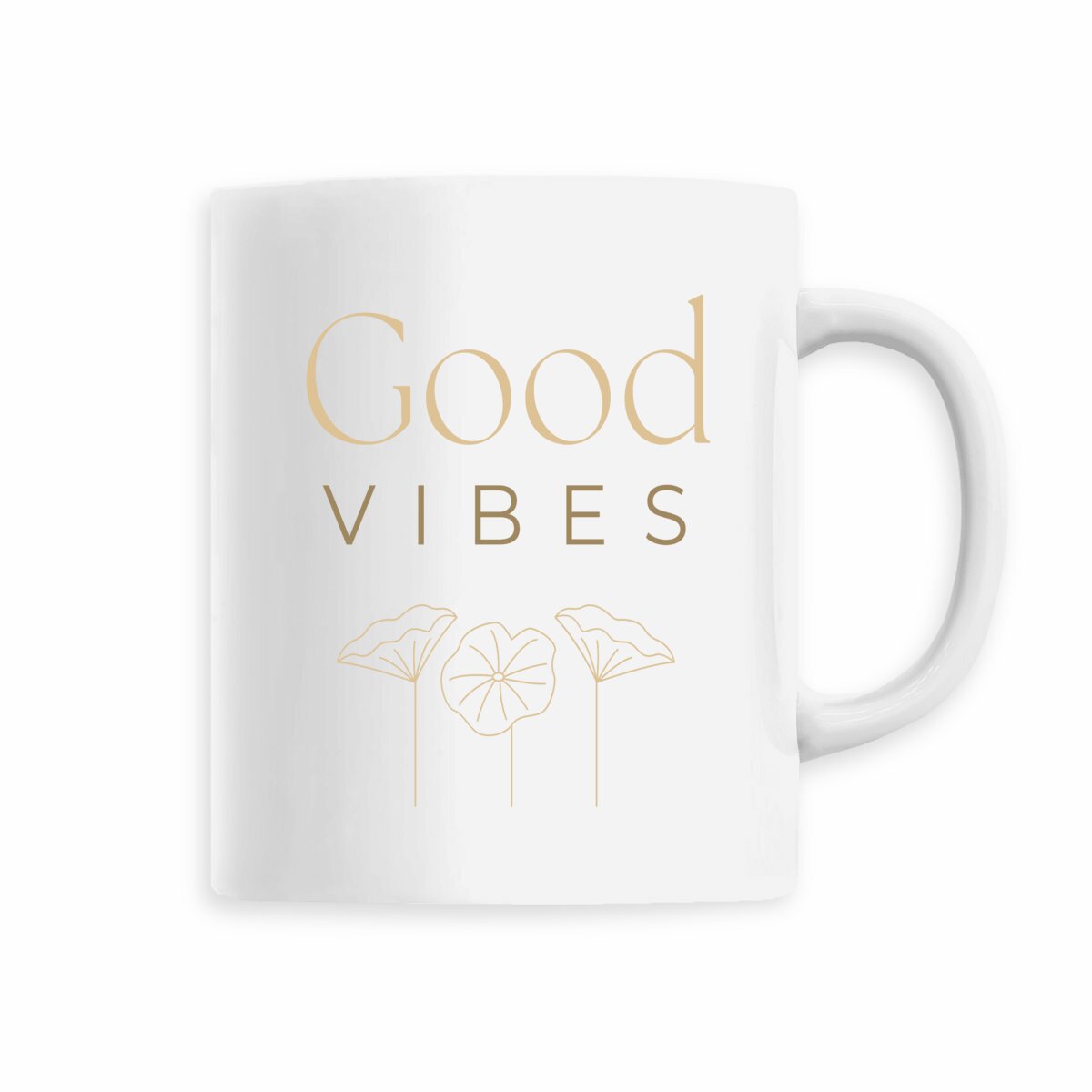 Image back Mug - Good Vibes Fleurs