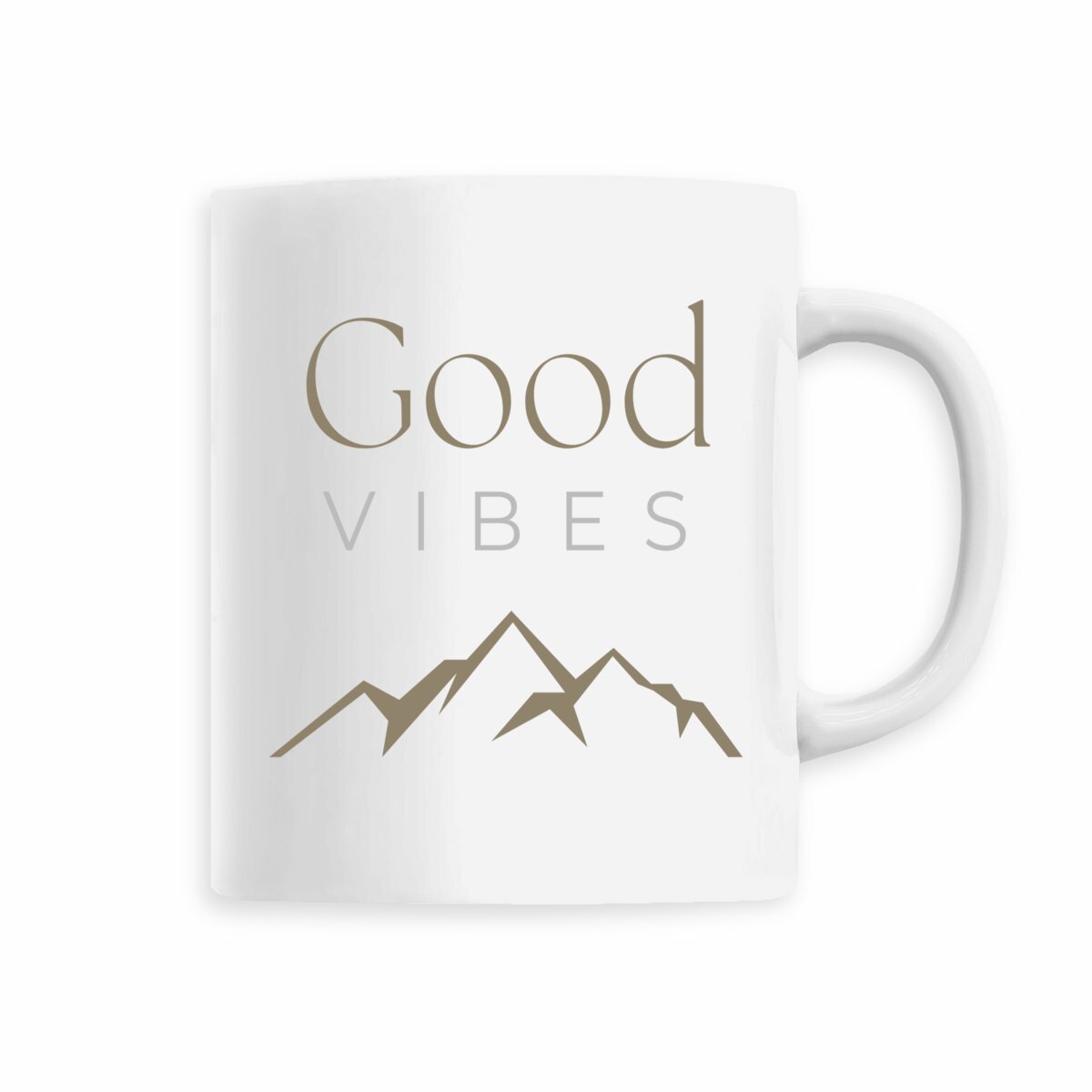 Image back Mug - Good Vibes Montagnes - foncé