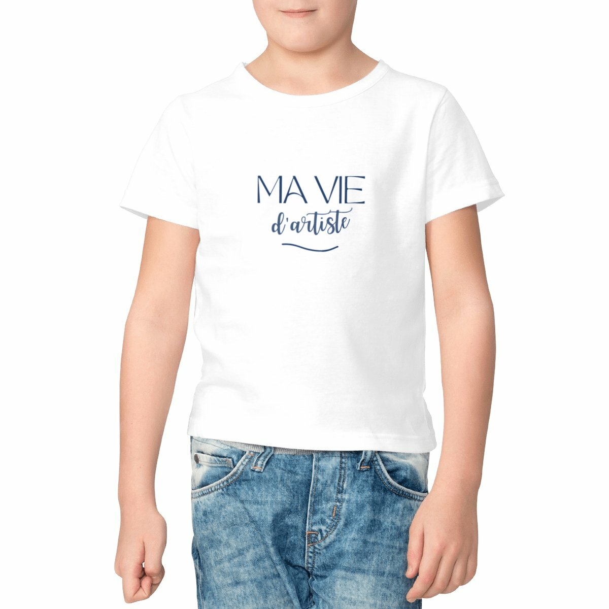 Image front T-shirt Enfant - Ma vie d'artiste