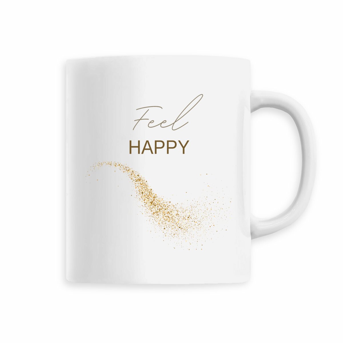 Image back Mug - Feel Happy