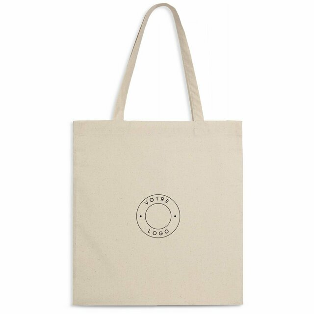 Image back  Totebag léger de 160 g/m2 100% coton biologique personnalisable 