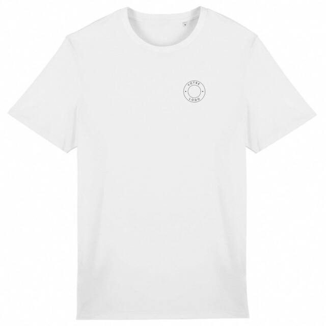 Image back T-shirt unisexe léger 100% coton bio personnalisable 