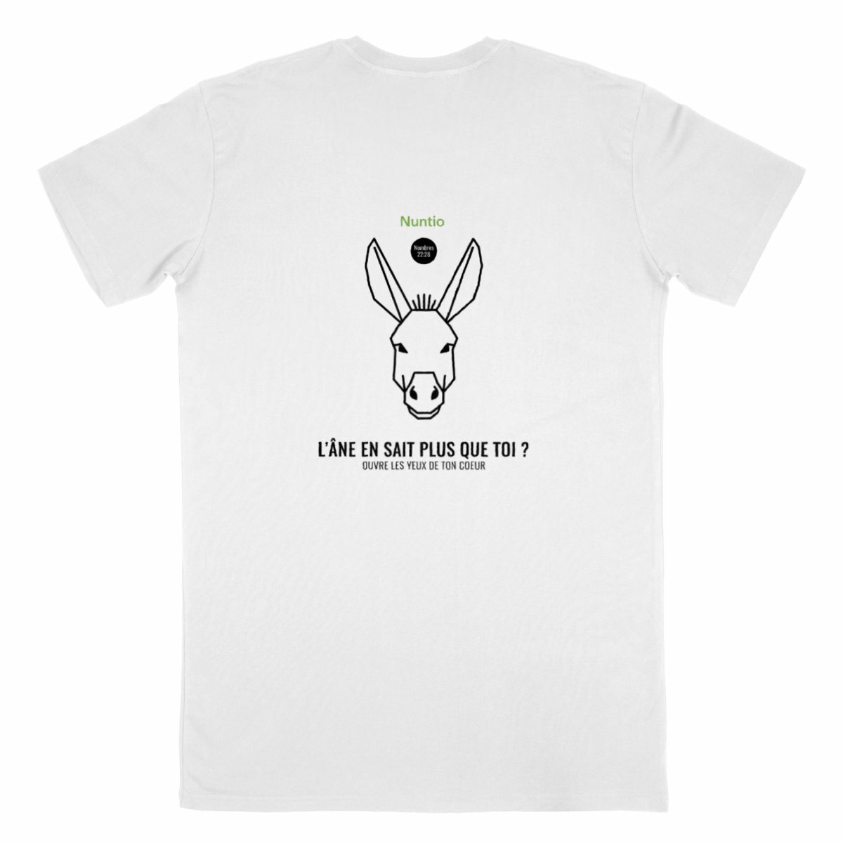 Image back T-shirt "Le Guide Humble" (Design Dos) – Collection Éveil