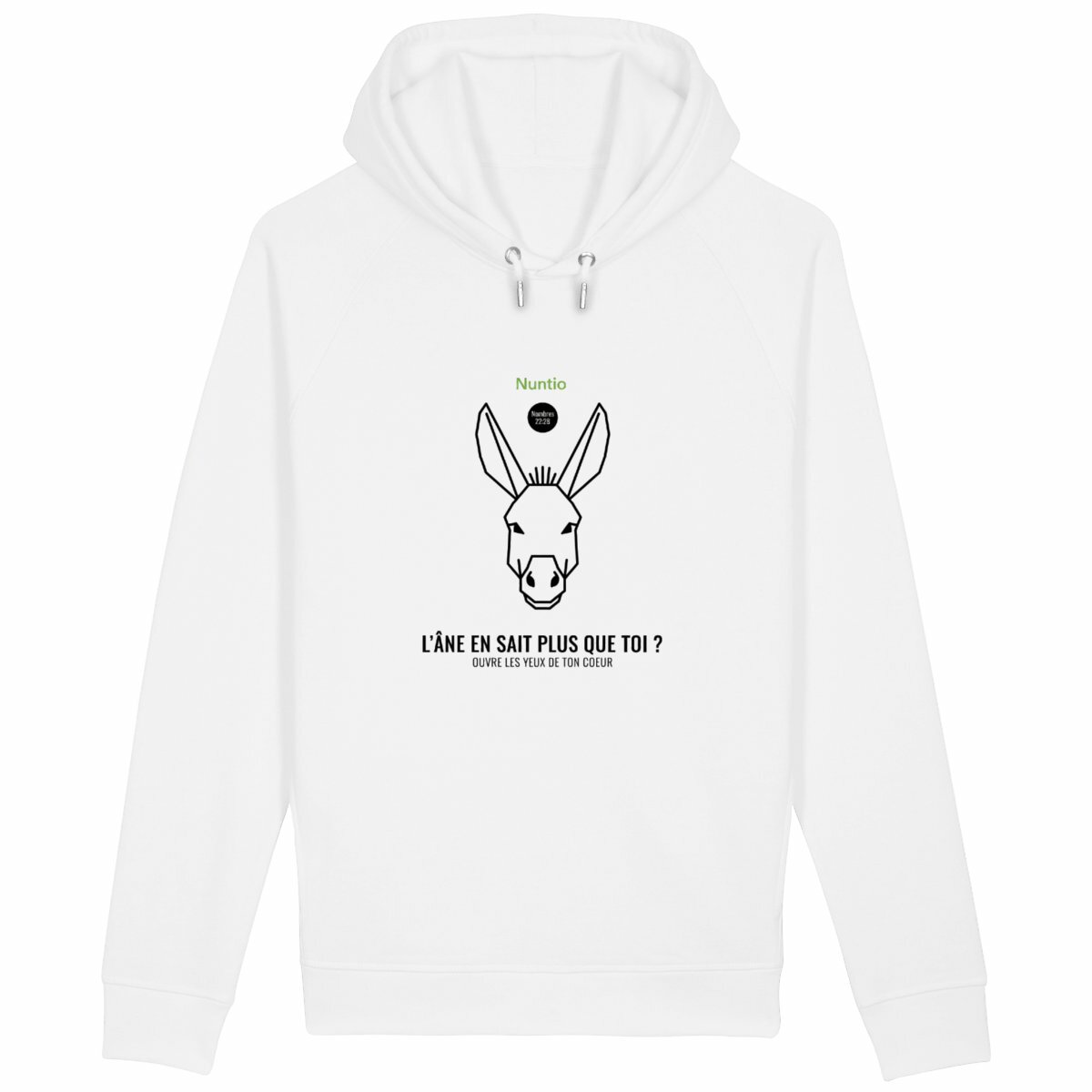 Image back Hoodie "L'Âne de la Vérité" – Collection Humilité