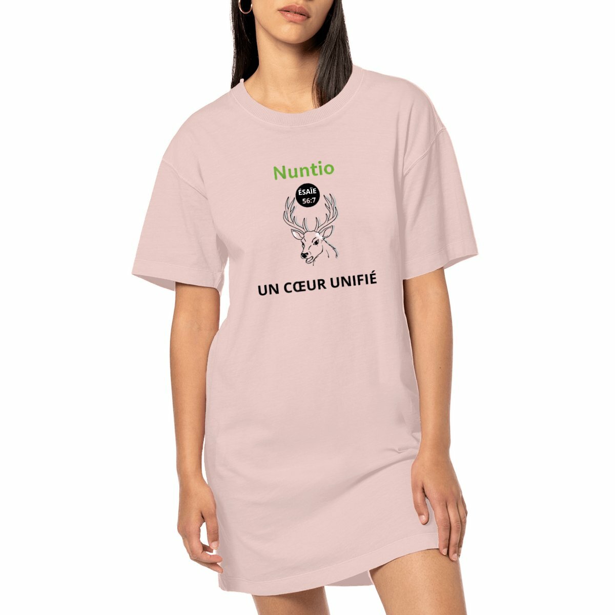 Image front Robe T Shirt Vintage Nuntio – L’Unité du Cerf
