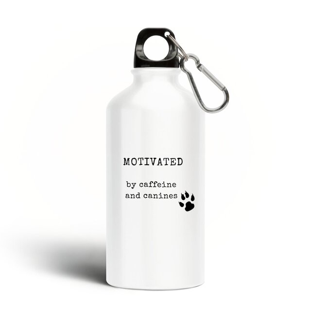Image front MOTIVATED Aluminium water bottle