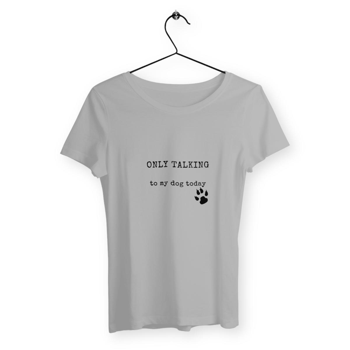 Image back ONLY TALKING Fitted t-shirt