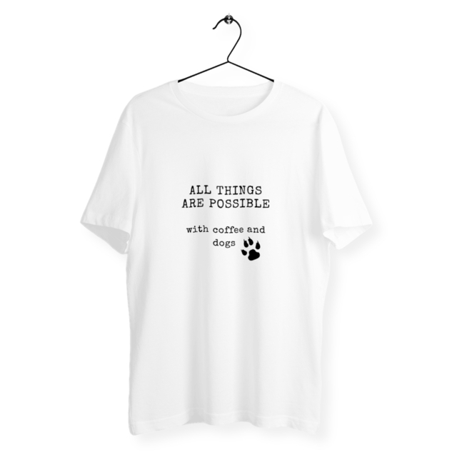 Image front ALL THINGS ARE POSSIBLE Loose t-shirt