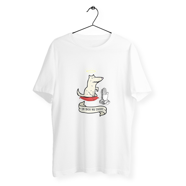 Image front IN DOG WE TRUST Loose t-shirt