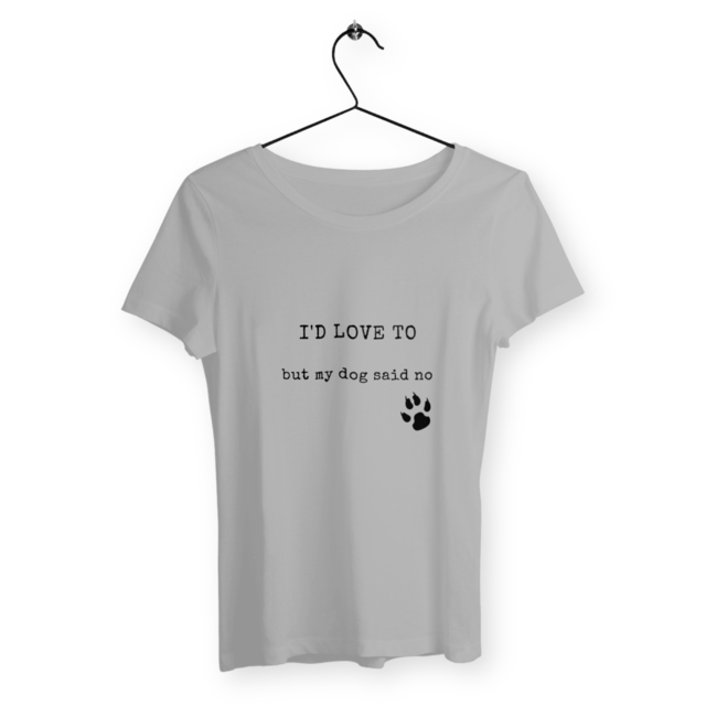 Image back I`D LOVE TO Fitted t-shirt