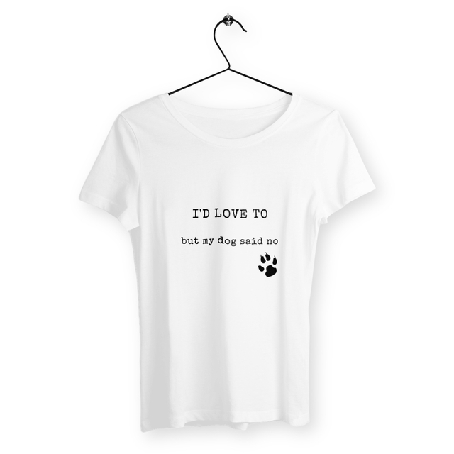 Image front I`D LOVE TO Fitted t-shirt