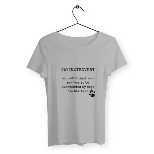 Image back CANINETROVERT Fitted t-shirt
