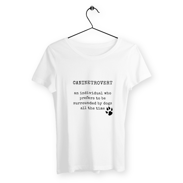 Image front CANINETROVERT Fitted t-shirt