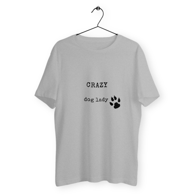 Image back CRAZY DOG LADY Loose t-shirt