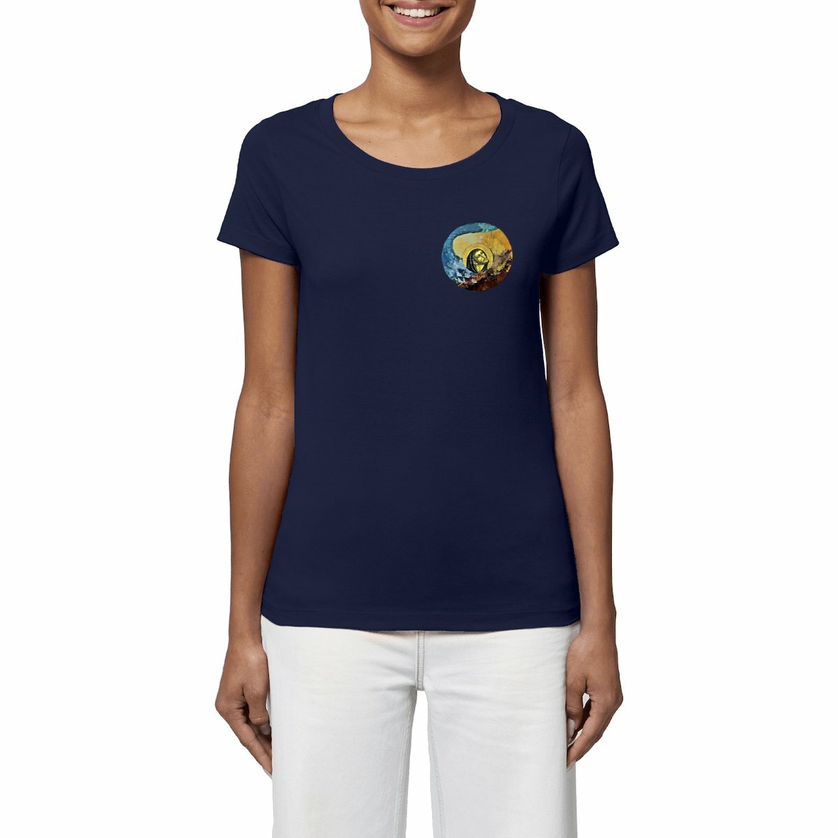 T-shirt femme "François d'Assise" – Élégance et spiritualité