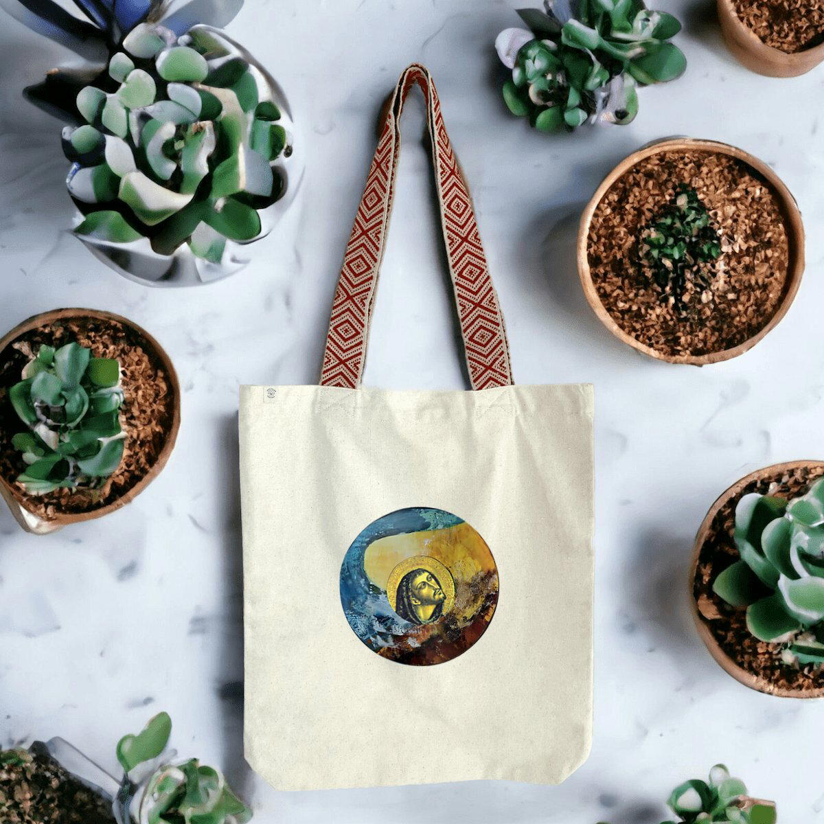 Tote bag "François d'Assise" - Pratique, Éthique et Inspirant