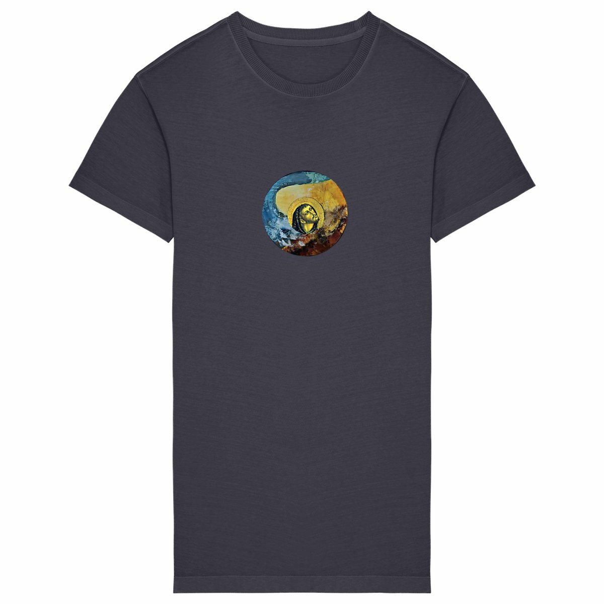 Robe t-shirt vintage femme "François d'Assise" - Elégance et simplicité - Image