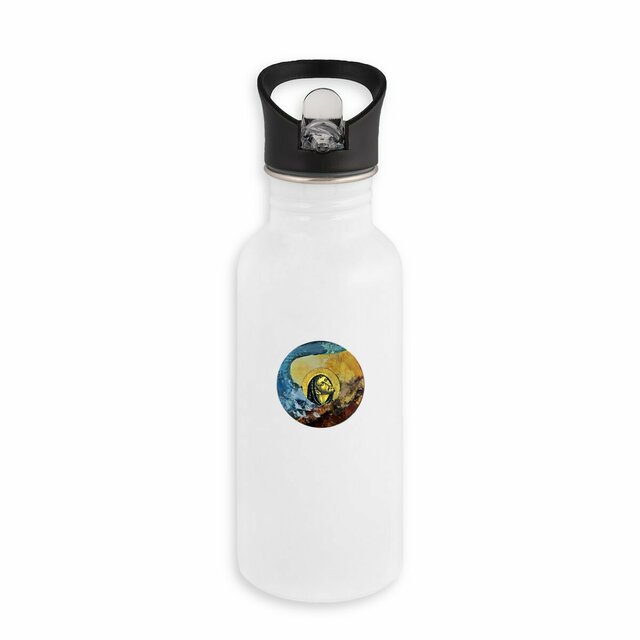Gourde en inox avec paille "François d'Assise" - Hydratez-vous au quotidien - Image