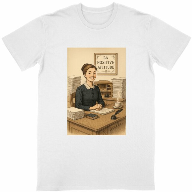 T-Shirt LA POSITIVE ATTITUDE old school