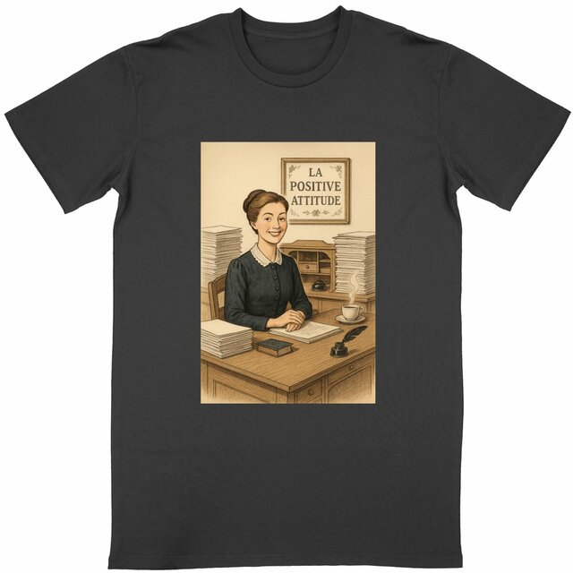 T-Shirt LA POSITIVE ATTITUDE old school - Image
