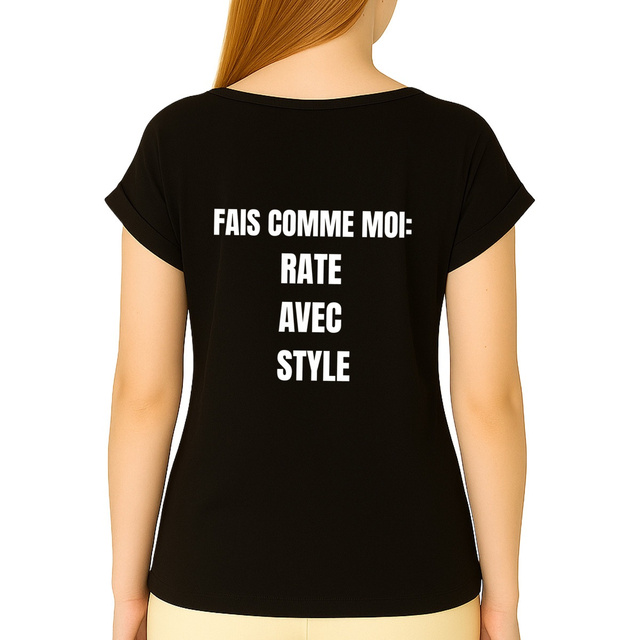 T-SHIRT COLLECTION DANSE Fais come moi, rate avec syle