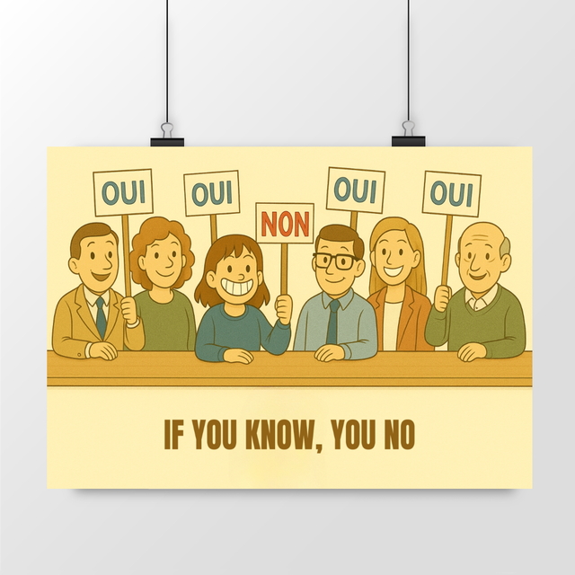 Poster L'ART DE DIRE NON