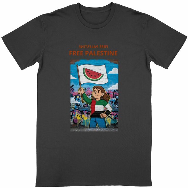 T-Shirt FREE PALESTINE - Image
