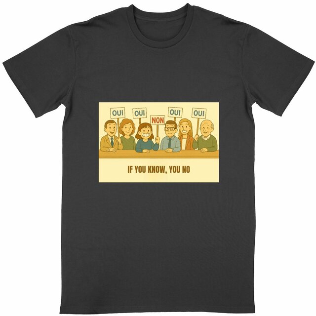 T-shirt  coton  L'ART DE DIRE NON - Image