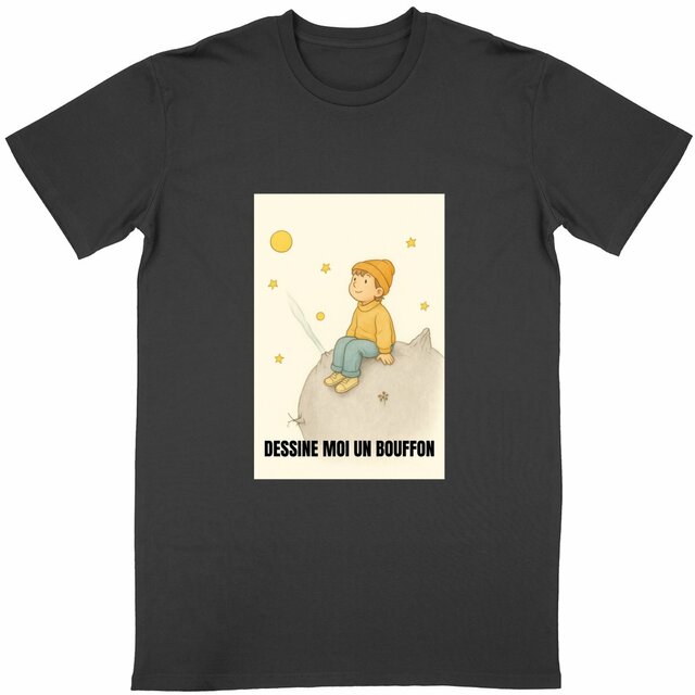 T-shirt  "DESSINE MOI UN BOUFFON" - Image