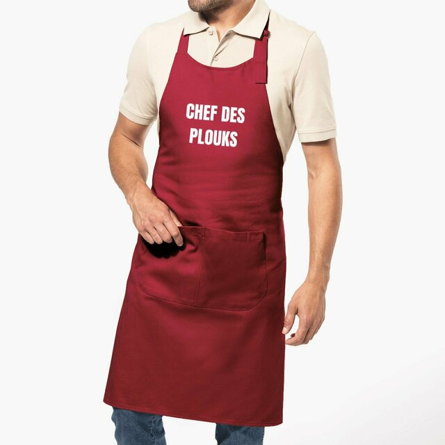 Tablier "Chef des Plouks"