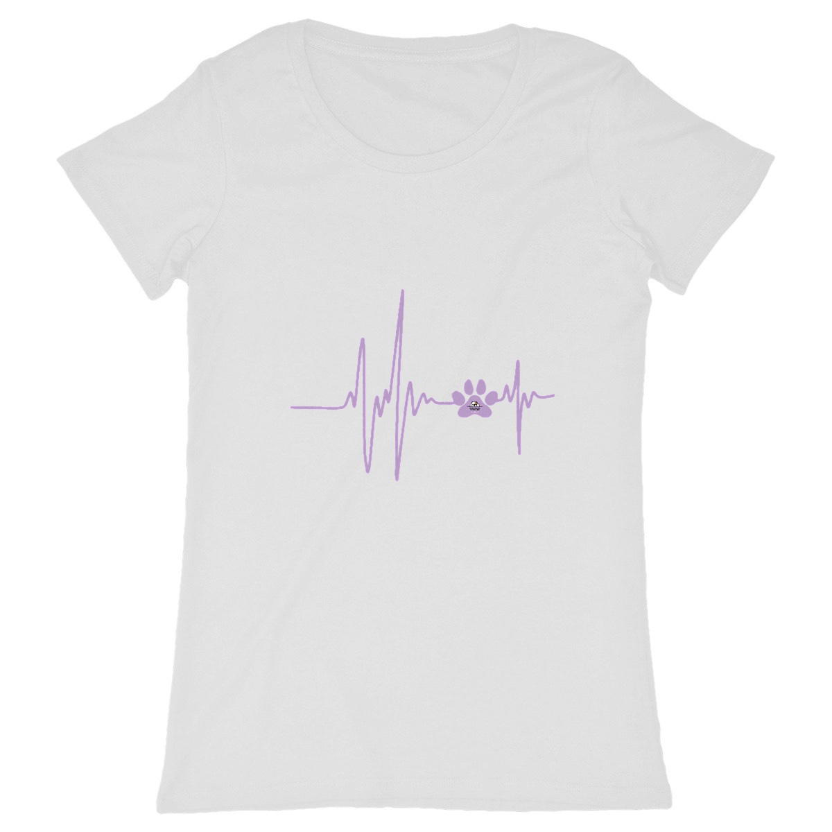 Image back Women's t-shirt - Heartbeat
